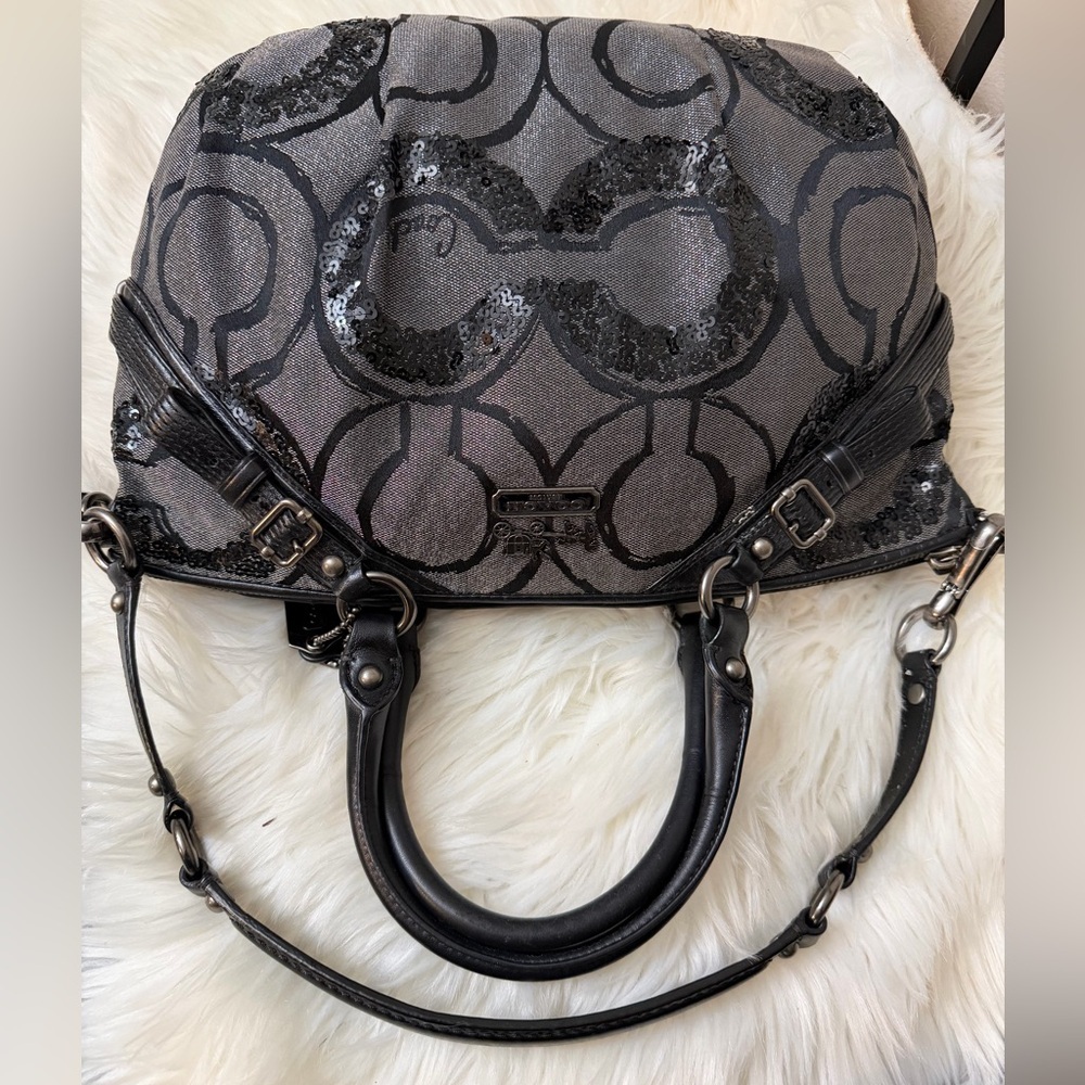 Vintage Coach Madison Sophia Clover Satchel #15946 - Picture 6 of 10